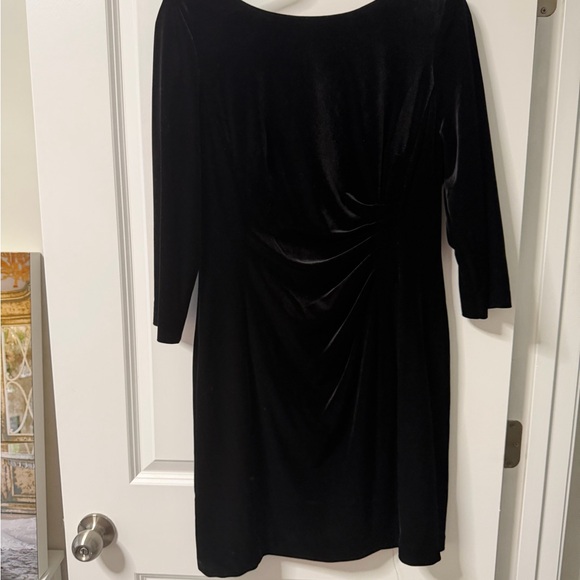 Preston & York Dresses & Skirts - Elegant Black Velvet Sheath Dress - Classic Women's Dress